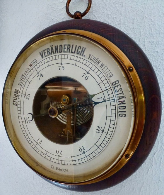 Image 1 of Vintage barometer of the brand G. Berger.