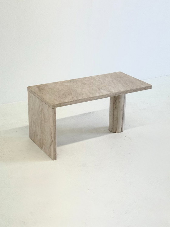 Image 1 of Italienischer Marmor Palissandro Couchtisch oder Beistelltisch