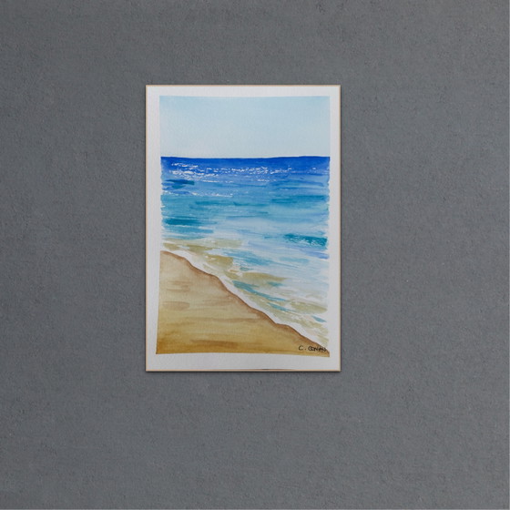 Image 1 of Seaside watercolor