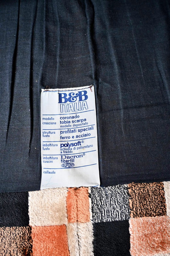 Divano vintage B&B Italia 'Coronado' Afra e Tobia Scarpa. – Divani 2 posti, Velvet (photo 7 of 15)