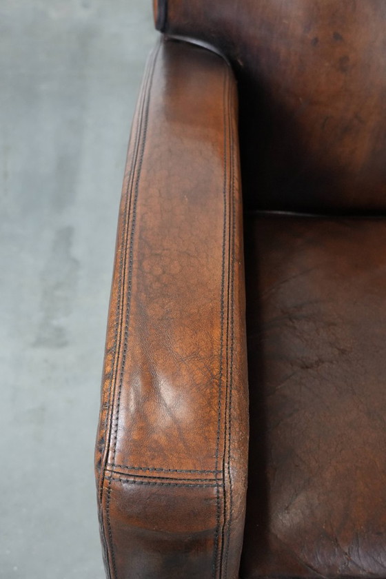 Image 1 of 2x Vintage Sheepskin Armchair