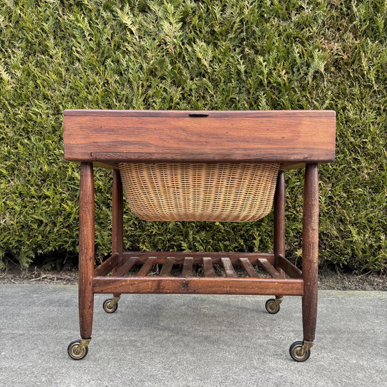 Image 1 of Naaitafel par Ejvind A. Johansson pour FDB Mobler de Vitré