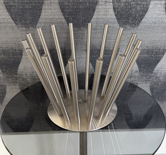 ZACK „Stiletto“ Designer-Obstkorb/Schleife aus Edelstahl – Tischdekoration, Aluminium (photo 6 of 6)
