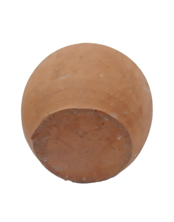 Image 1 of Pot en terre cuite rustique vintage avec couvercle