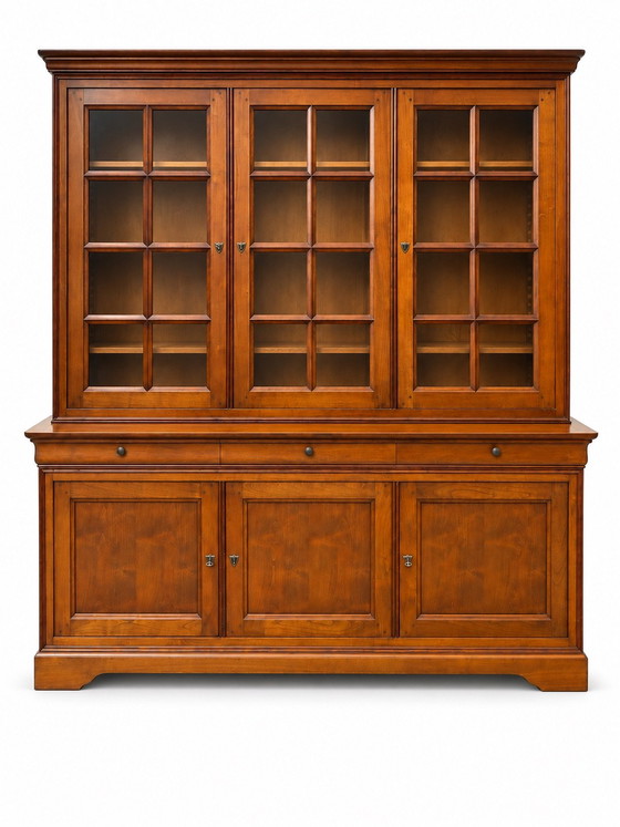French Louis-Philippe style solid fruitwood Bookcases, Brown (photo 2 of 15)