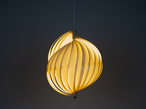 Lampada a sospensione vintage danese Moon di Flemming Brylle e Preben Jacobsen