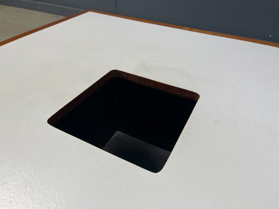 Image 1 of Space age wooden bar coffee table, 1960s