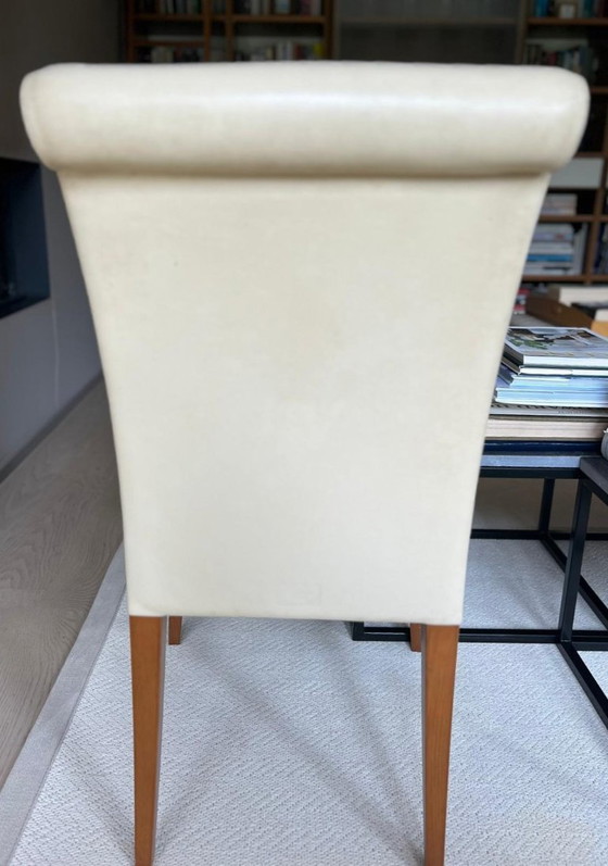 Image 1 of Set of 6 Poltrona Frau Vittoria Chairs – 1997