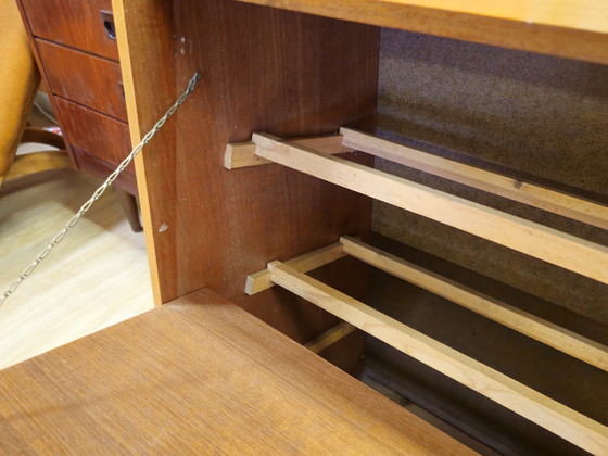 Image 1 of Meuble à chaussures vintage, meuble d'entrée, meuble de couloir, meuble à chaussures