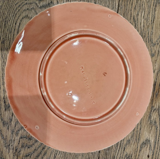 Image 1 of 2 Barbotine-Muschelteller / Austernschalen, ca. 1900