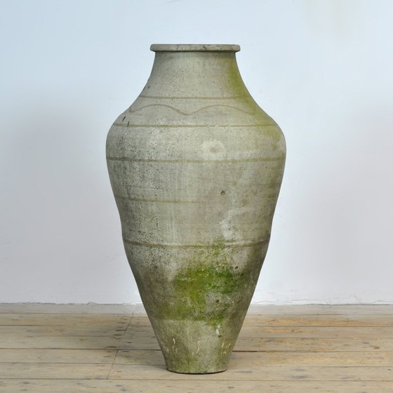 Image 1 of Large Turkish Stone Olive Oil Jar