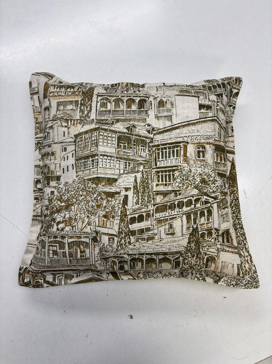 Set mit 2 handgefertigten Kissen – Güell Lamadrid Cetara Baumwolle & Leinen – 50 × 50 cm – Cotton (photo 6 of 9)