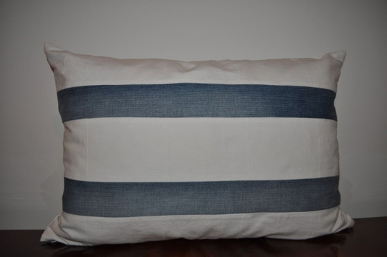 Cuscini vintage a righe, set da 2 – Tessile (photo 4 of 4)