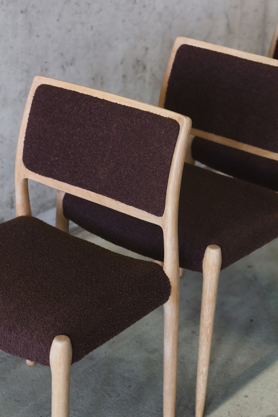 Image 1 of 4 sedie in rovere Niels Otto Møller modello 80