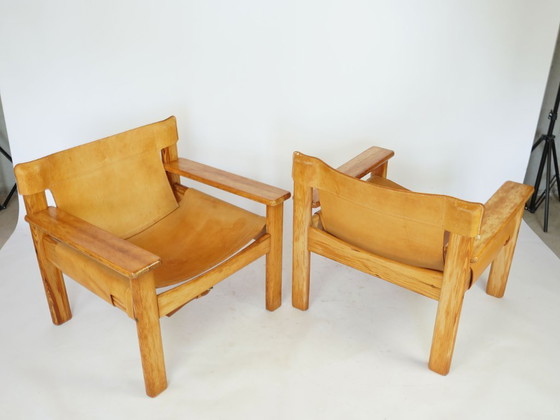 Image 1 of 2xKarin Mobring Natura Loungestoel Vintage Ontwerp Mid Century