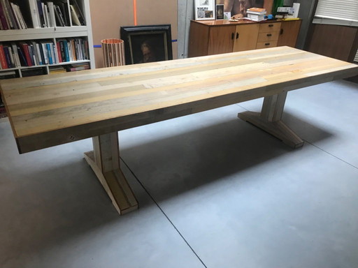 Piet Hein Eek canteen table reclaimed wood 300x90x78