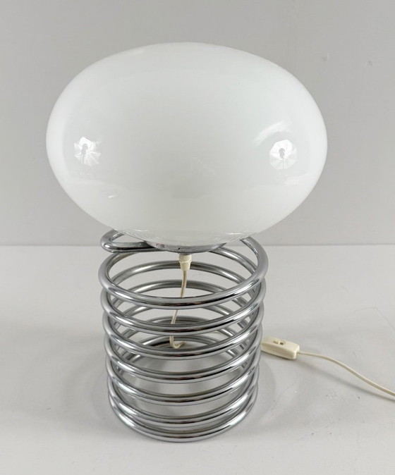 Image 1 of INGO MAURER. per Honsel, lampada da tavolo a spirale, Germania, anni '70