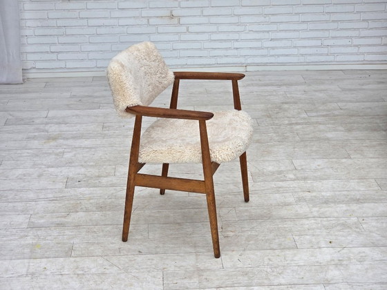 Image 1 of 1960s, Danish design by Erik Kirkegaard, model 43, genuine sheepskin.