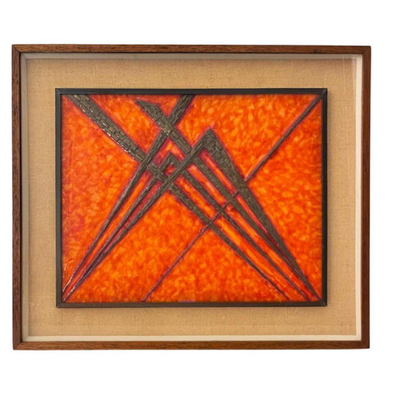Antonio Secci, Composition abstraite brutaliste, Techniques mixtes sur panneau, 1969 – Peintures et dessins (photo 10 of 10)
