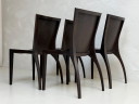 4 chaises Gunther Lambert Design modèle 'Milano'