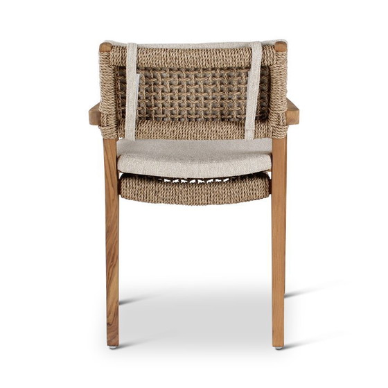 Image 1 of Sessel aus natürlichem Teakholz, 4-teilig