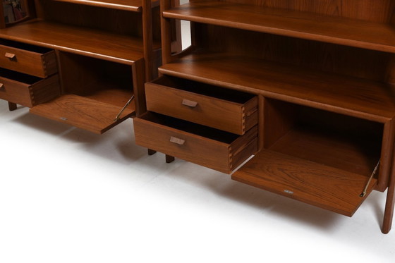 Image 1 of Par de estanterías cónicas de Poul M. Volther, década de 1960