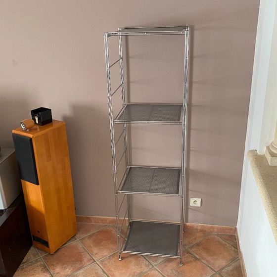Peter modular shelving unit by Niels Gammelgaard. 1980. – Ikea, Metal (photo 3 of 7)