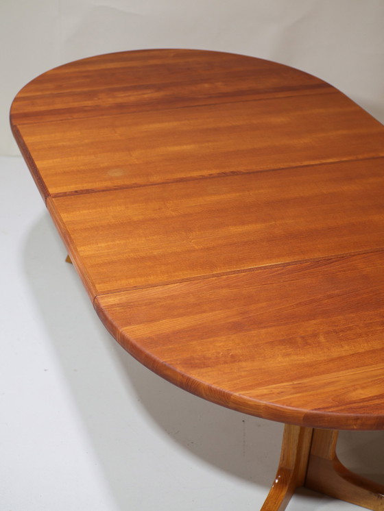 Image 1 of Round Dining Table Extendable Gudme Teak Danish