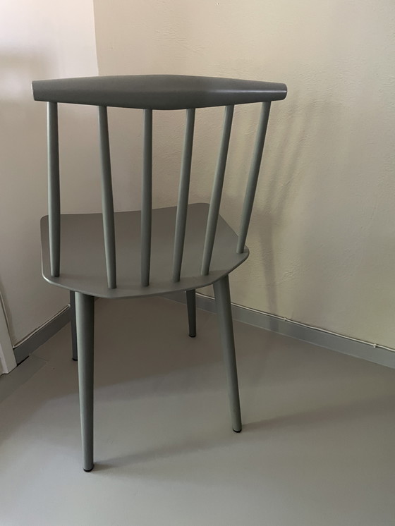 Image 1 of Hay chairs matte gray-blue in good condition price is each