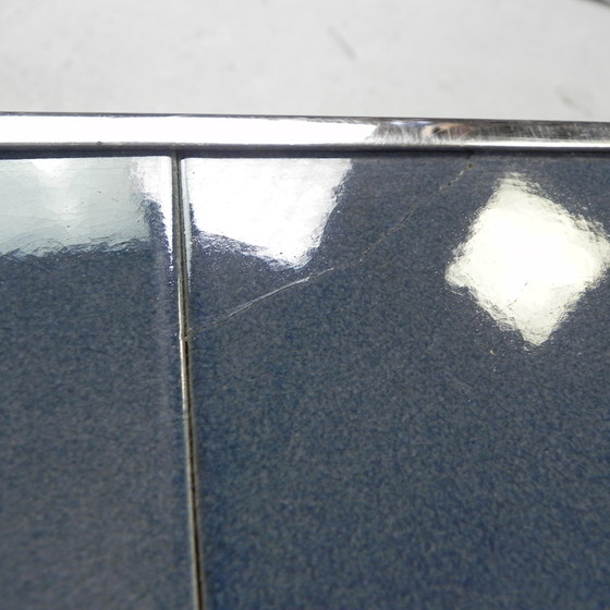 Image 1 of Tile Table With 21 Tiles, Signed ''Ledu''