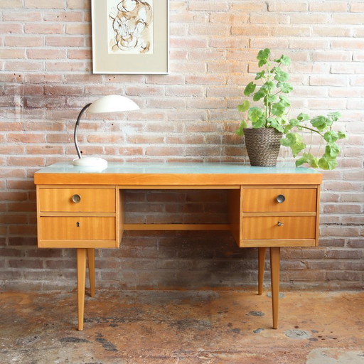 Scrivania vintage anni '60-'70 in formica