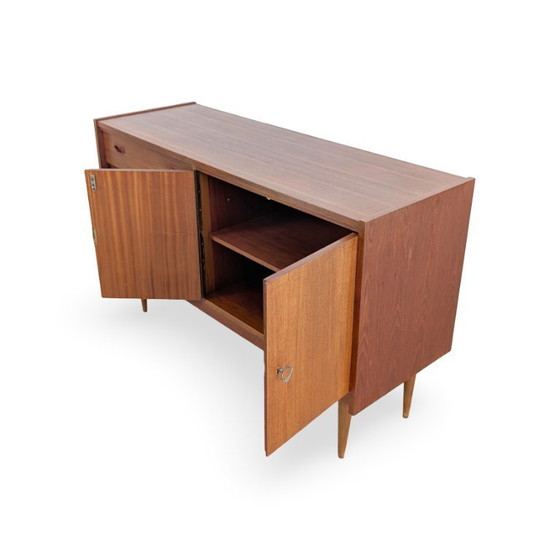 Image 1 of Original teak midcentury sideboard vintage danish design chest of drawers