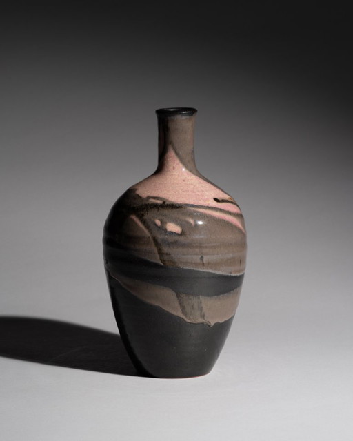 German Studiokeramik Artist Ceramist Wolf-Diether Pölloth Pottery Studio Vase