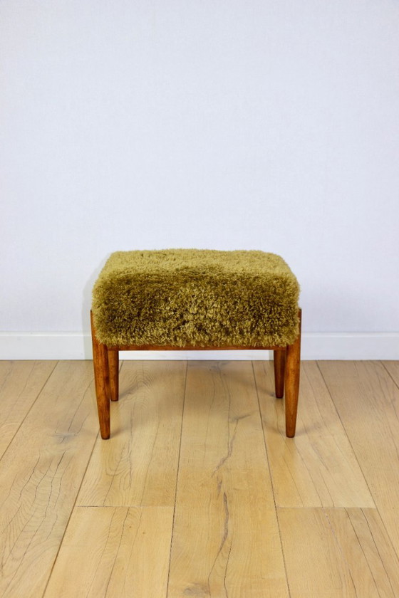 Image 1 of Edmund Homa Barhocker, hochsitzig, Haarfarbe Khaki/Olive