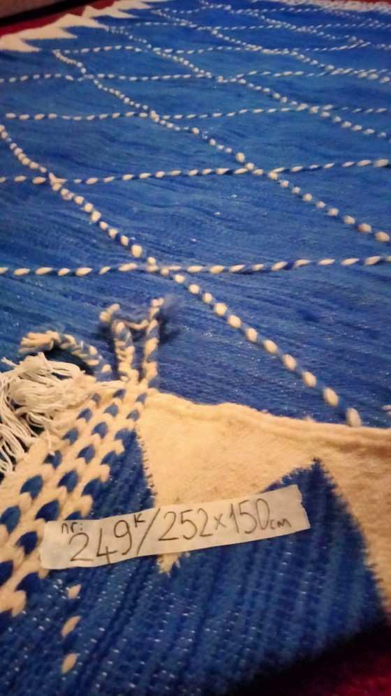 Image 1 of Handgeknoopt Berber kleed wol 252x150cm