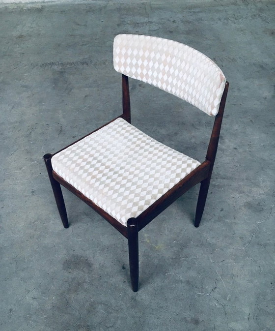 Image 1 of Esszimmerstuhl-Set aus Teakholz im skandinavischen Mid-Century-Modern-Design, 1960er