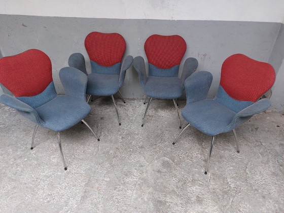 Image 1 of 4 x Leolux Dining Room Chairs