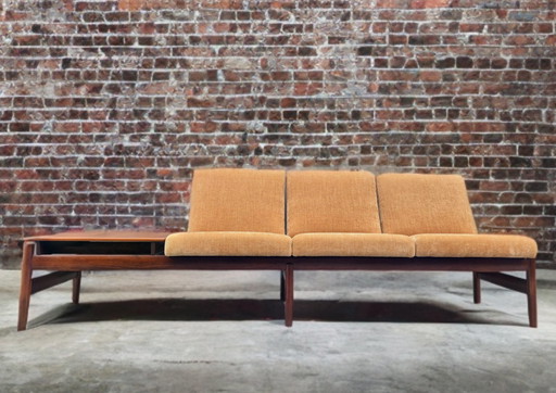 Canapé Teck Par Gunnar Sørlie, Vintage Scandinave 1960S 