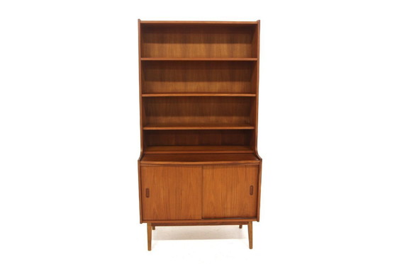 Image 1 of Scandinavische teakhouten secretaire, Zweden, 1960