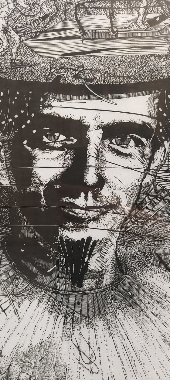 Image 1 of Jerzy Jędrysiak Holzschnitt Hendrick van Prooije