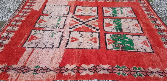 Image 1 of Handgeknoopt Berber kleed wol 243x188cm