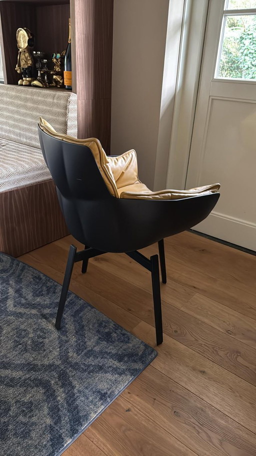 Sedia girevole da pranzo Husk di B&B Italia di Patricia Urquiola