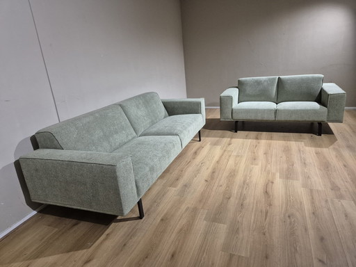 Montel Axel - 4 + 2 seater sofa - NEW - Green - Fabric - Design