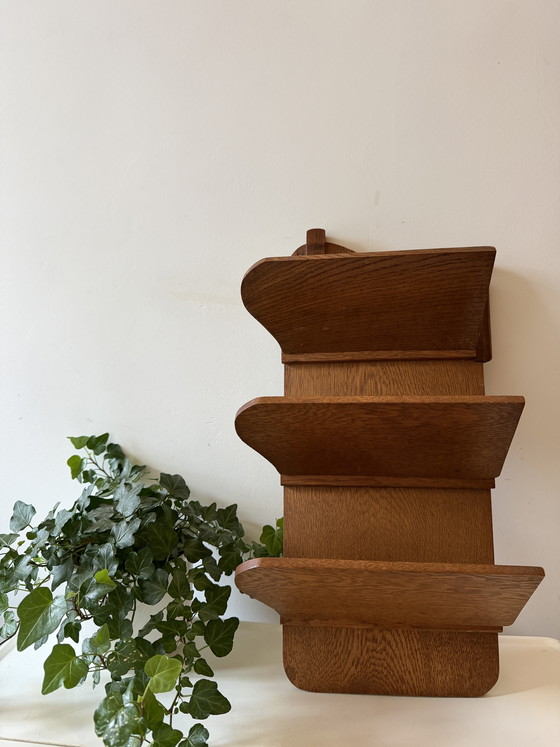 Image 1 of Vintage wooden letter holder from the 60s/70s