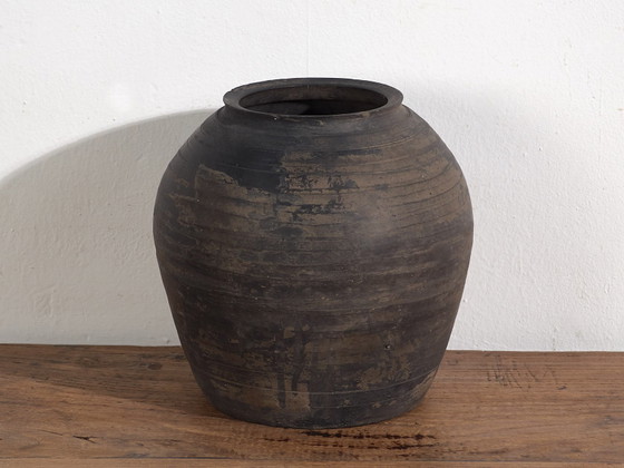 Antique wabi sabi style vase (c.1900) #8 (photo 28 of 34)