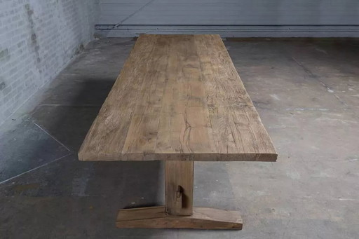 Table de Ferme Ancienne en Chêne Massif - HED
