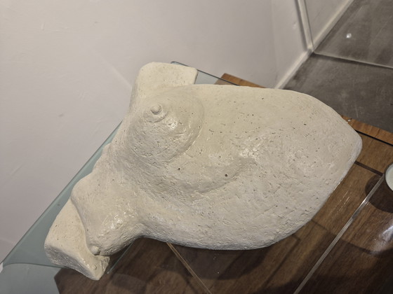 Image 1 of Vintage buste beeld creme kleur