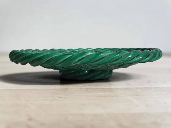 Gevlochten keramische mand Vallauris – Schalen, Porcelain, Ceramic (photo 3 of 8)
