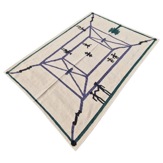 Diego Giacometti Tapestry | La Rencontre | Handwoven Wool Art Textile | Unique Piece | 101 × 68 in (photo 12 of 12)