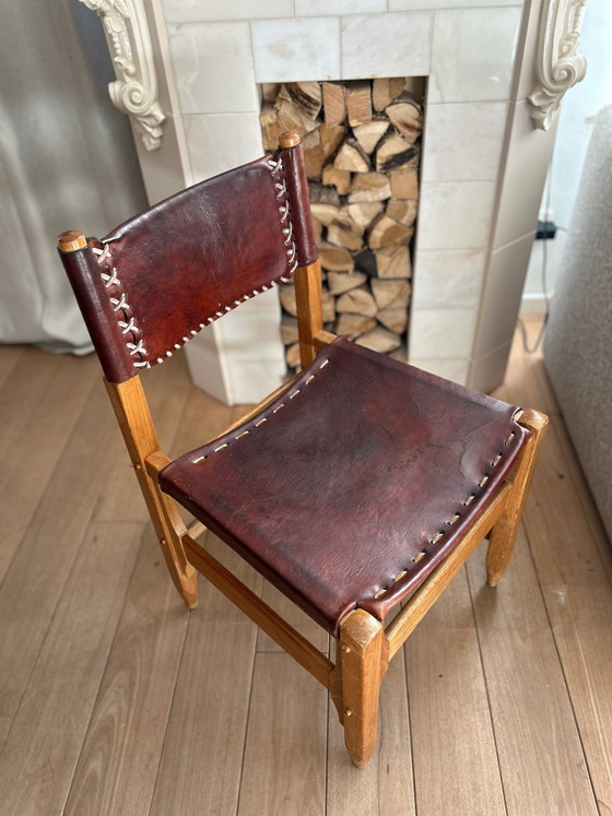 Silla brutalista Werner Bierman Arte Sano – Sillas y sillones, Cuero, Madera (photo 4 of 7)